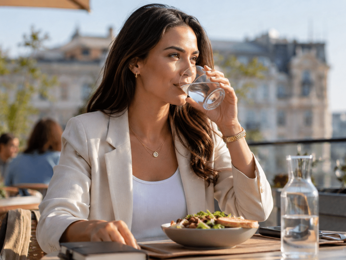 Boire de l’eau régulièrement est utile