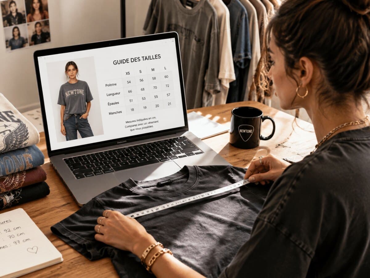 Guide des tailles et mesure du t-shirt