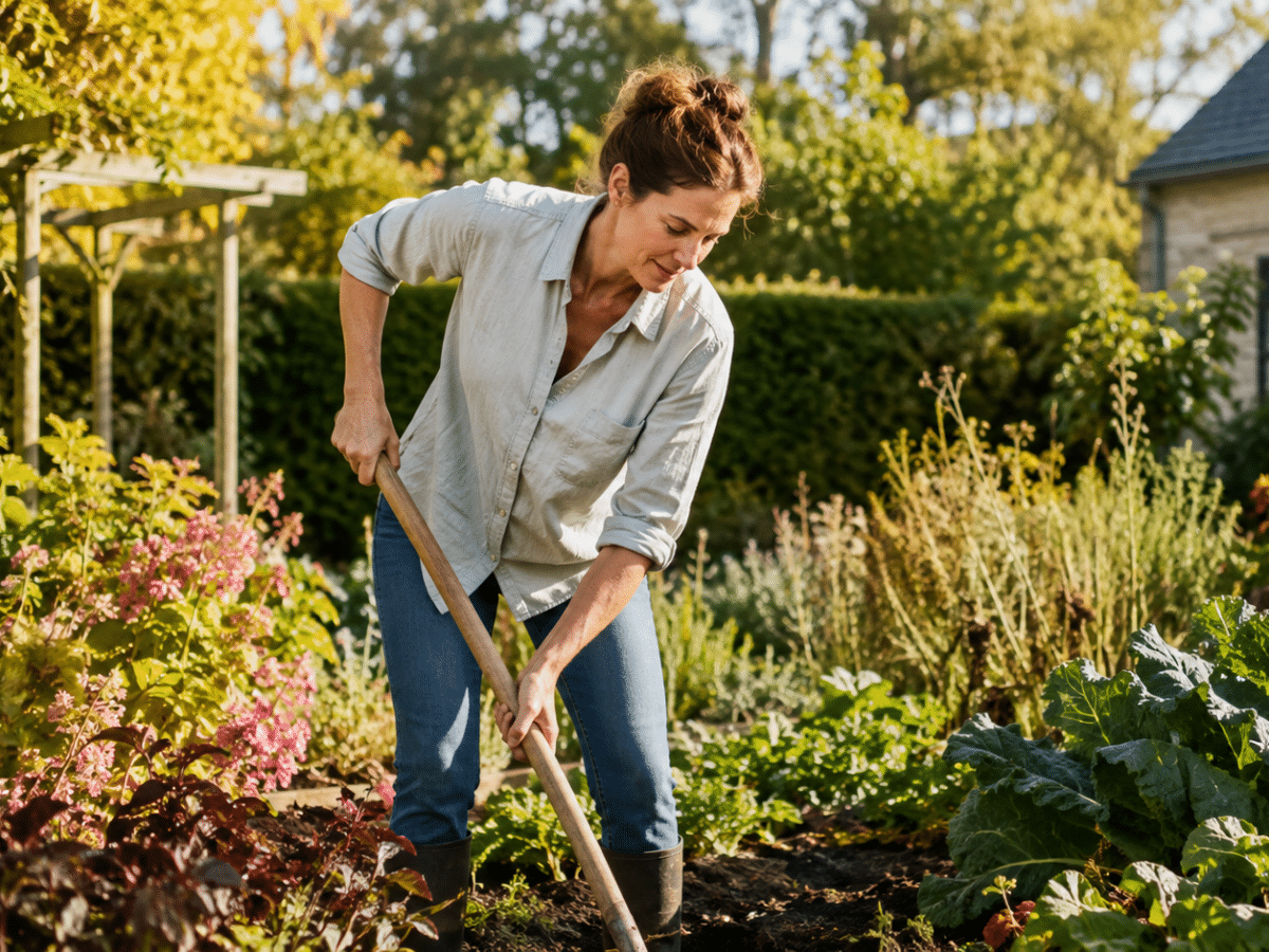 Le jardinage fait travailler le corps