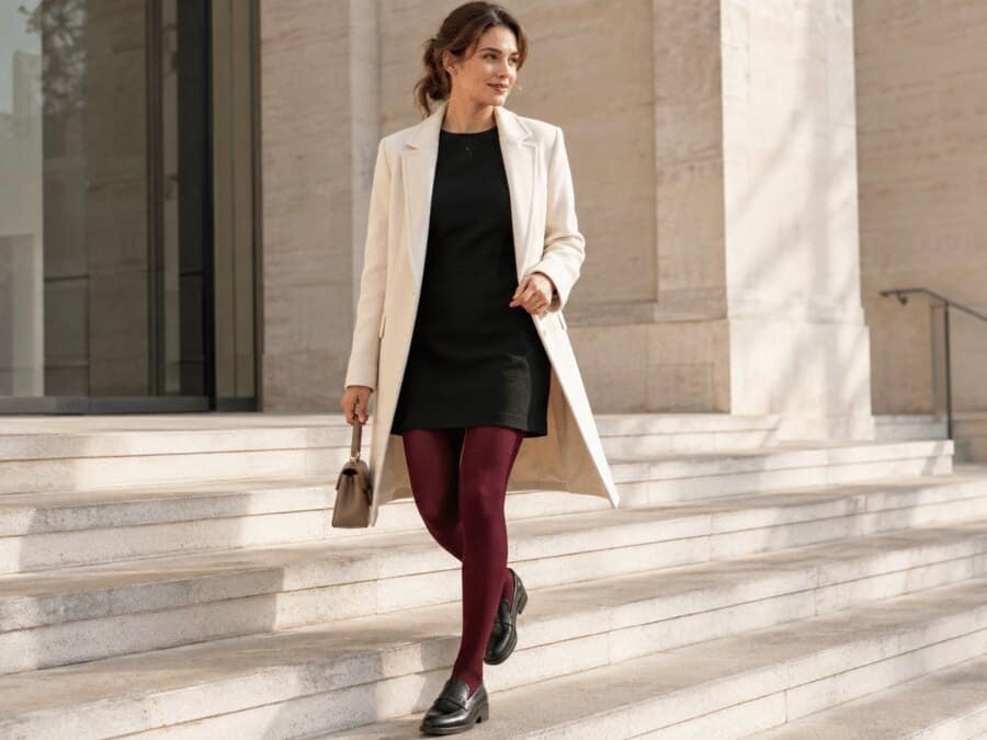 Porter des collants colorés au quotidien