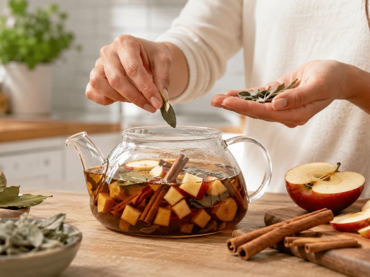 Tisane &agrave; la cannelle