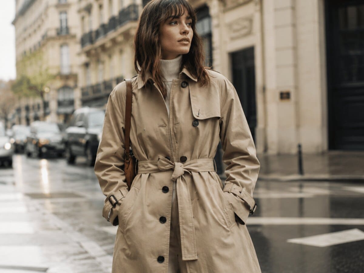 Trench beige de chez Mango