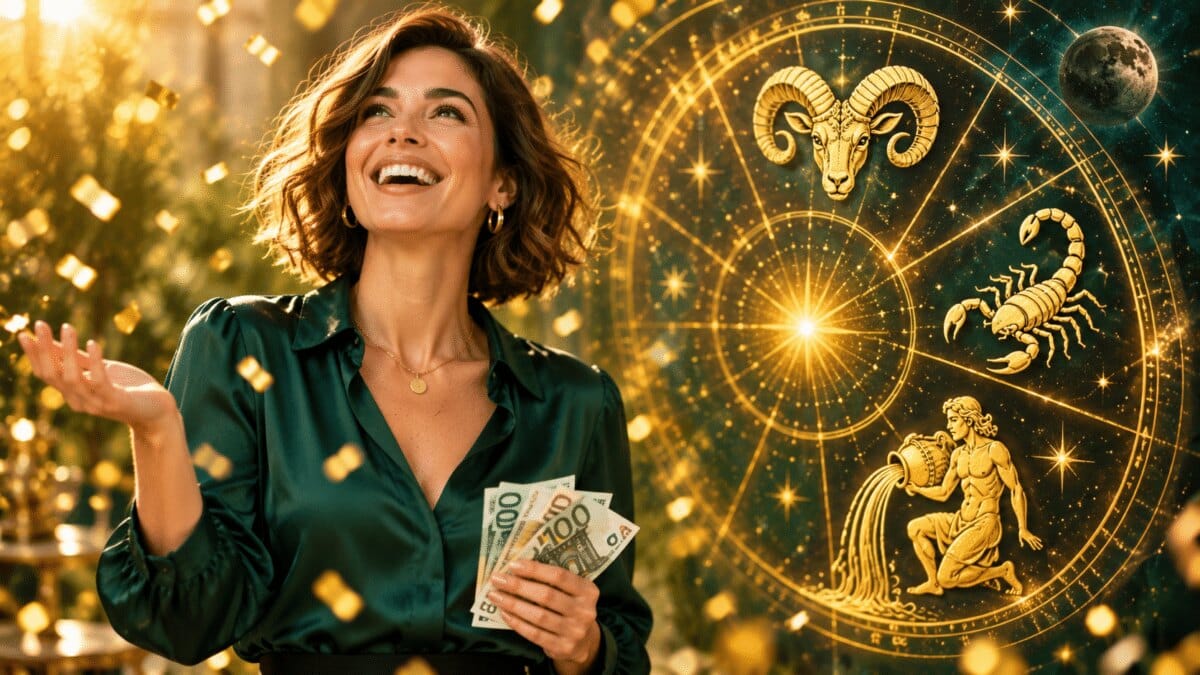Ces 3 signes du zodiaque attirent la chance et la prospérité le mercredi 9 septembre 2026