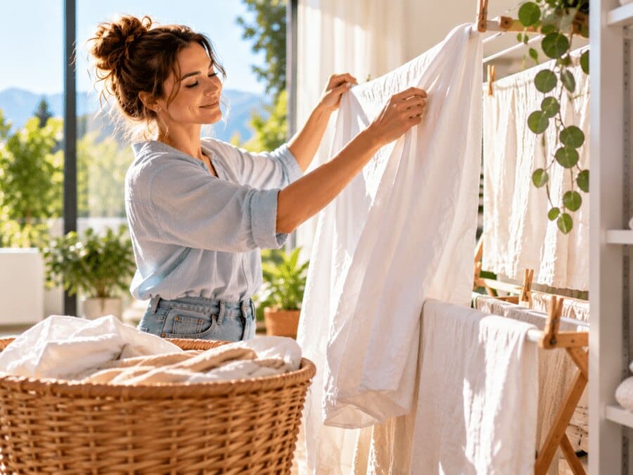 Bien sécher et ranger son linge de lit