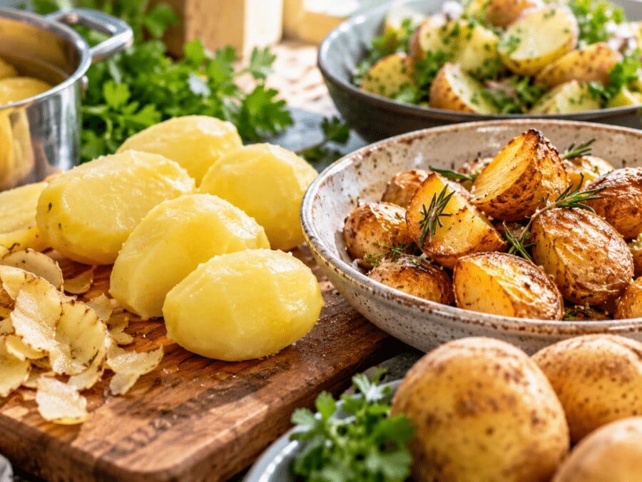 La peau des pommes de terre est comestible
