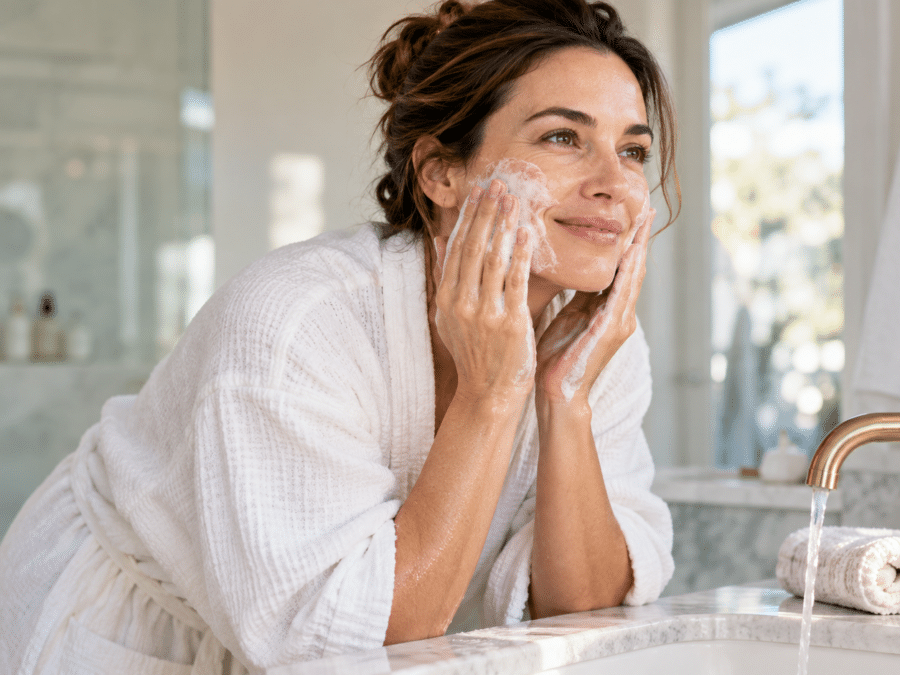 La règle des 60 secondes pour nettoyer votre visage