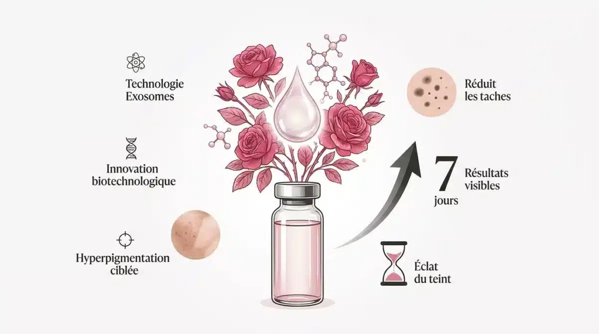 Innovation cosmétique aux exosomes pour une peau sans taches en sept jours