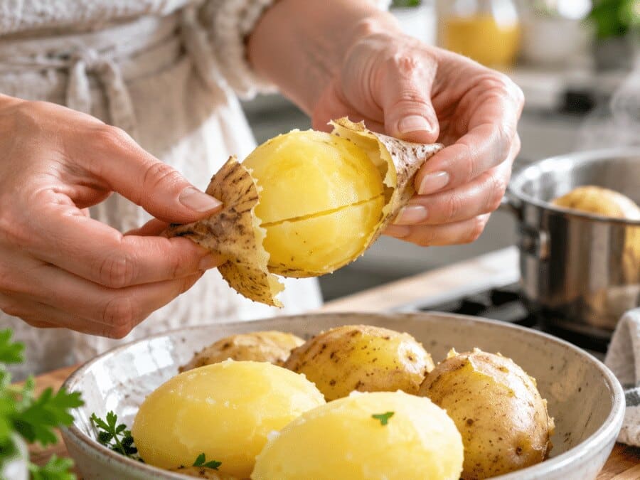 Peler encore plus vite les pommes de terre